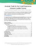 Analysis Tools