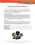 Power Analysis Workbook