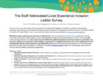 Staff Abbreviated Survey